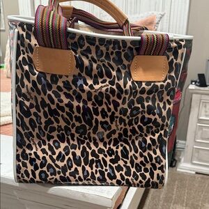 Consuela Multicolor Leopard Tote